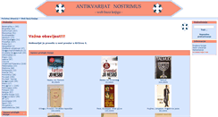 Desktop Screenshot of antikvarijat-nostrimus.hr